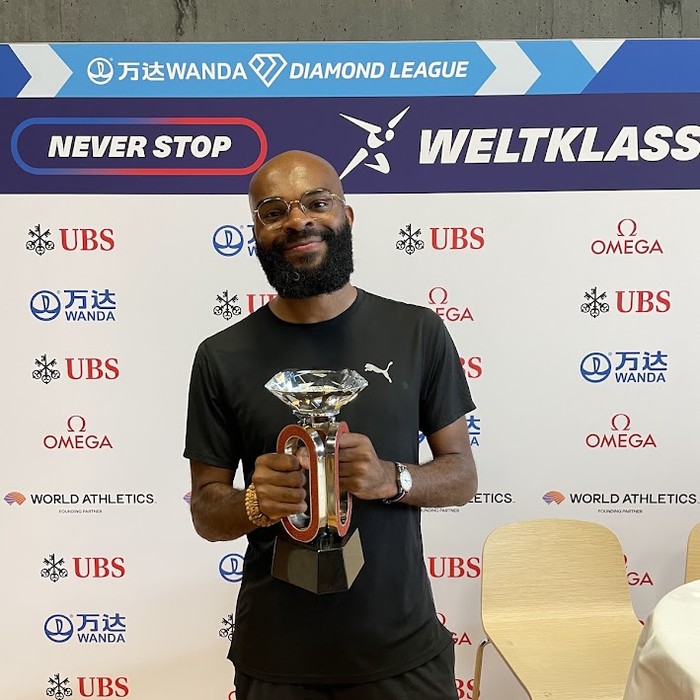 Wanda Diamond League Final trophy in Zurich, 2024