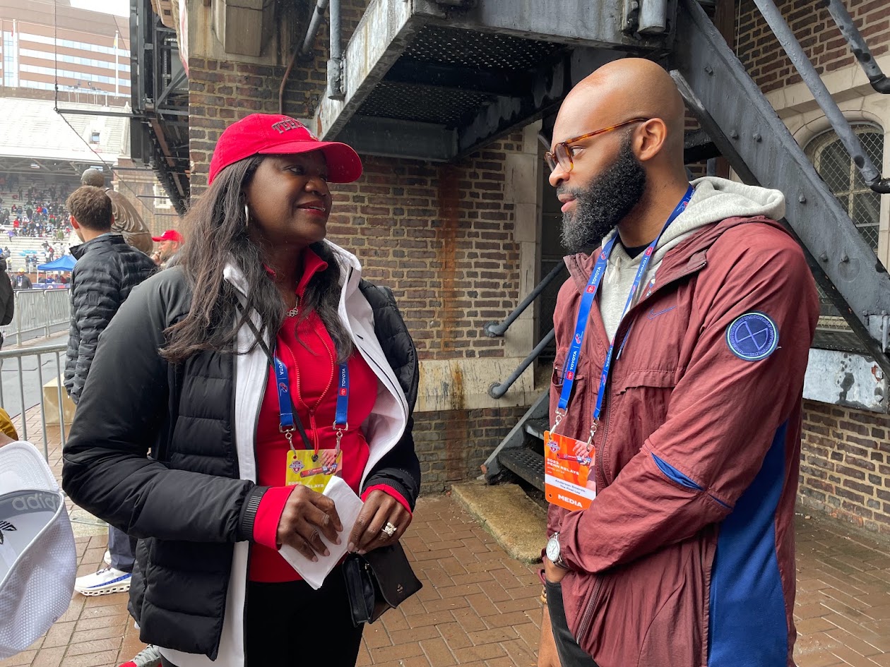 Benita Fitzgerald Mosley at the 2023 Penn Relays