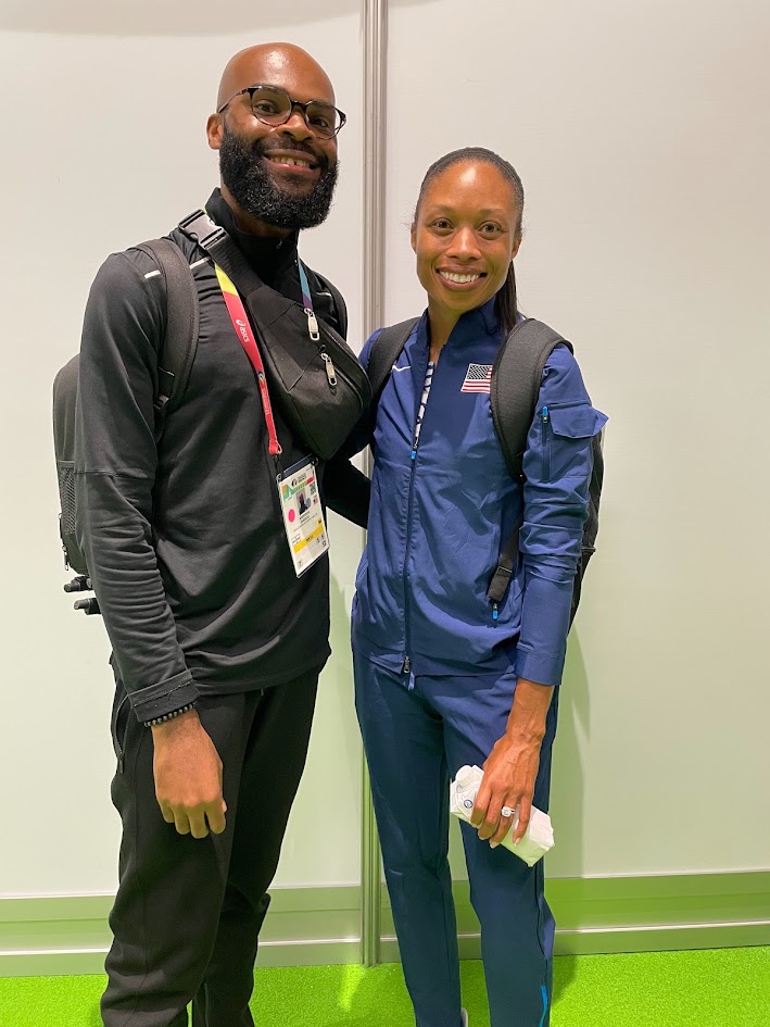 Allyson Felix at the 2022 Athletics World Championships